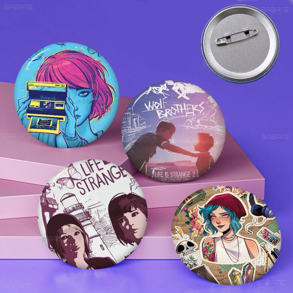 Japan Lifestyle - เข็มกลัดงานแฮนด์เมดลายการ์ตูน Visual Games Life Is Strange