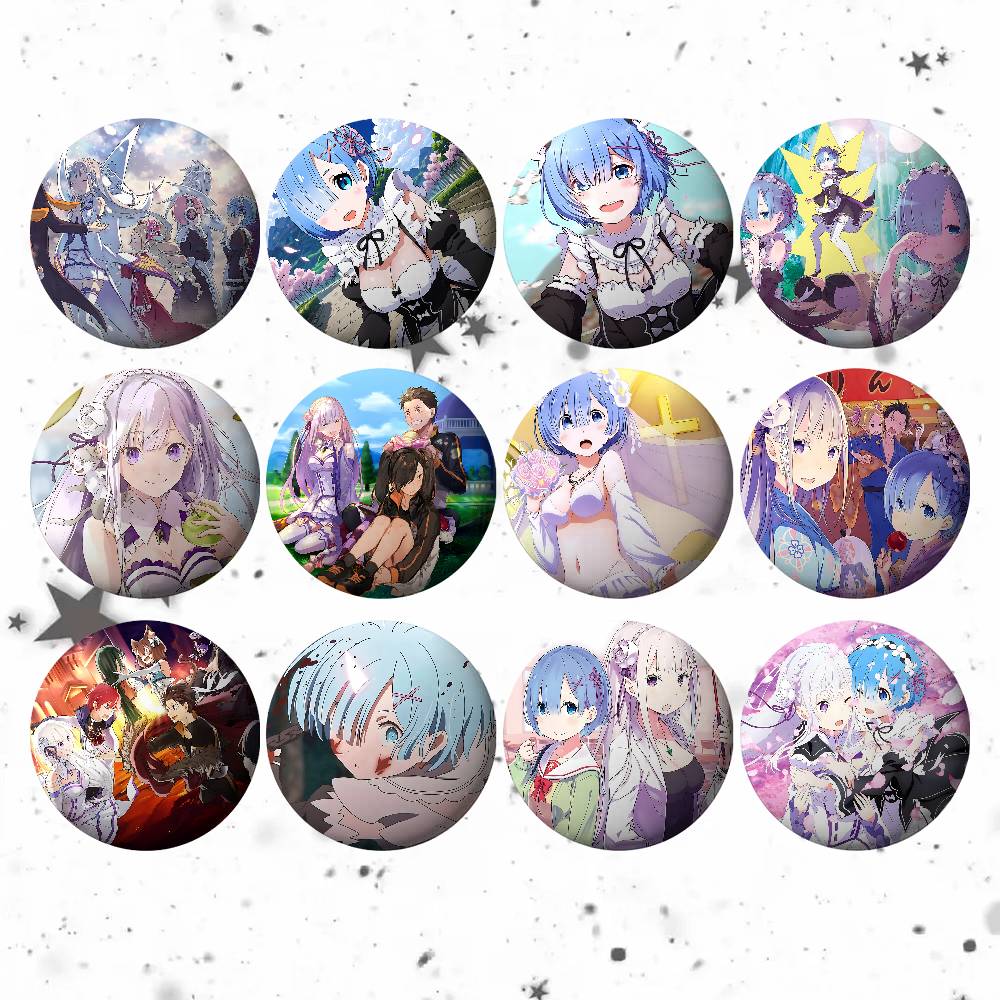 Japan Lifestyle - เข็มกลัดอนิเมะ Re:Zero - รีเซิร์ฟ ชีวิตอีกครั้งในโลกอื่น ดีไซน์สร้างสรรค์