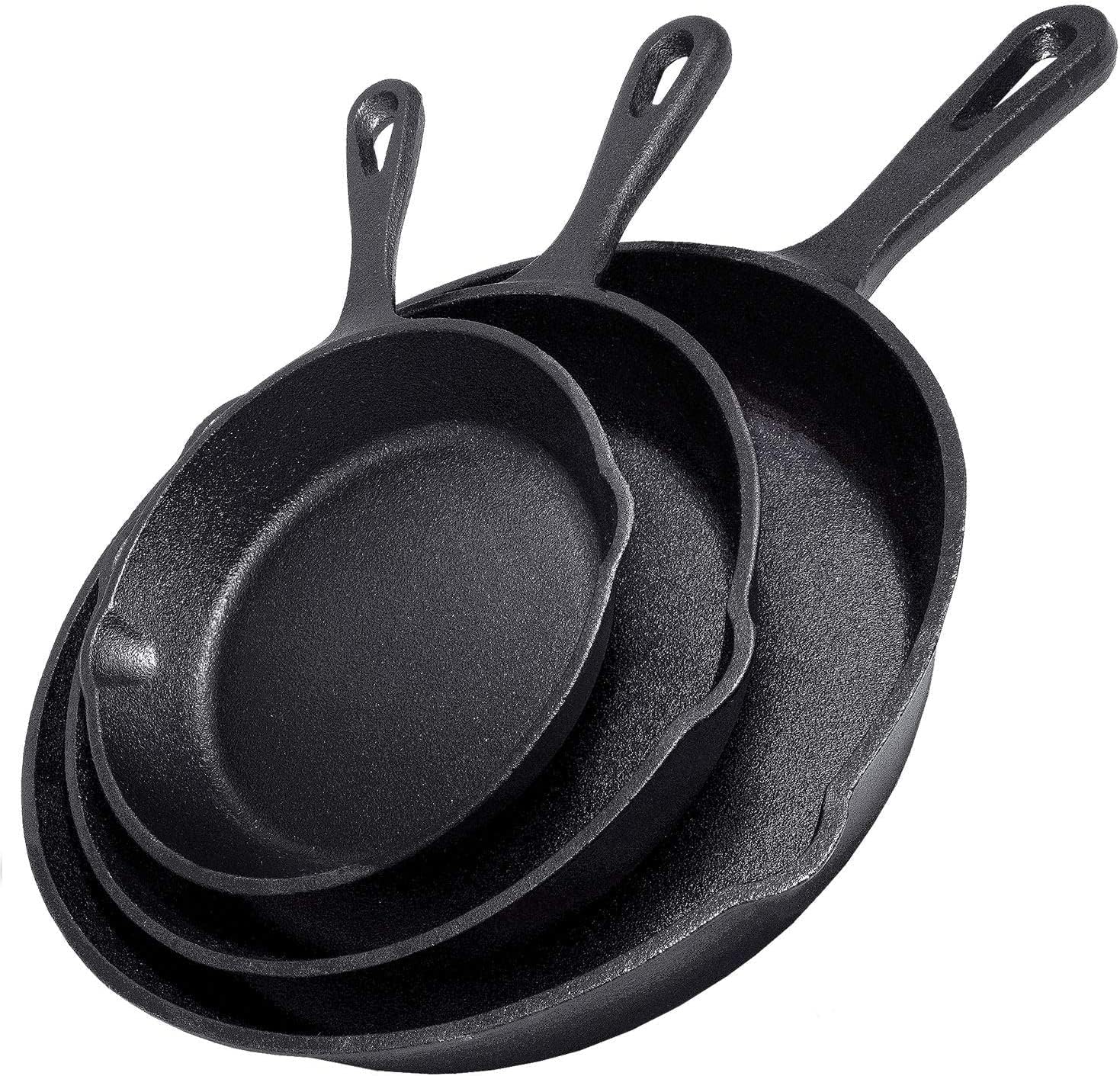 Cast Iron Tetsubin - กระทะเหล็กหล่อขนาด 14/16/20 ซม. แบบไม่ติดกระทะ สำหรับทำไข่เจียว แพนเค้ก