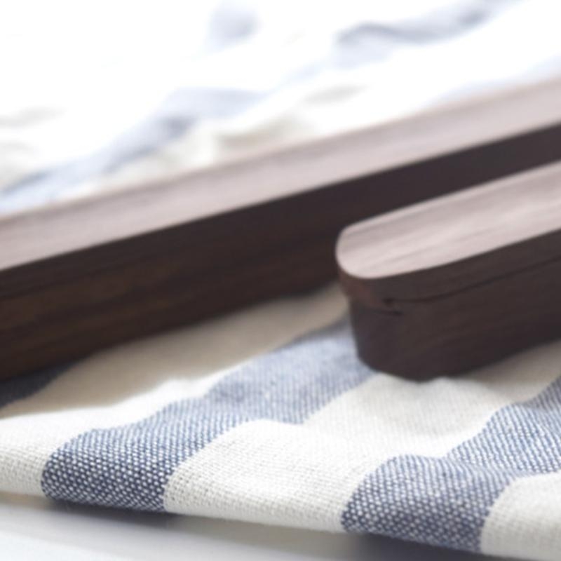 Japanese Lifestyle Gifts - ชีวิตธรรมชาติสไตล์ญี่ปุ่นวอลนัทสีดำไม้ลื่นตะเกียบกล่องสำหรับกรณีเกาหลี Elegant ของขวัญชุด Chop sti