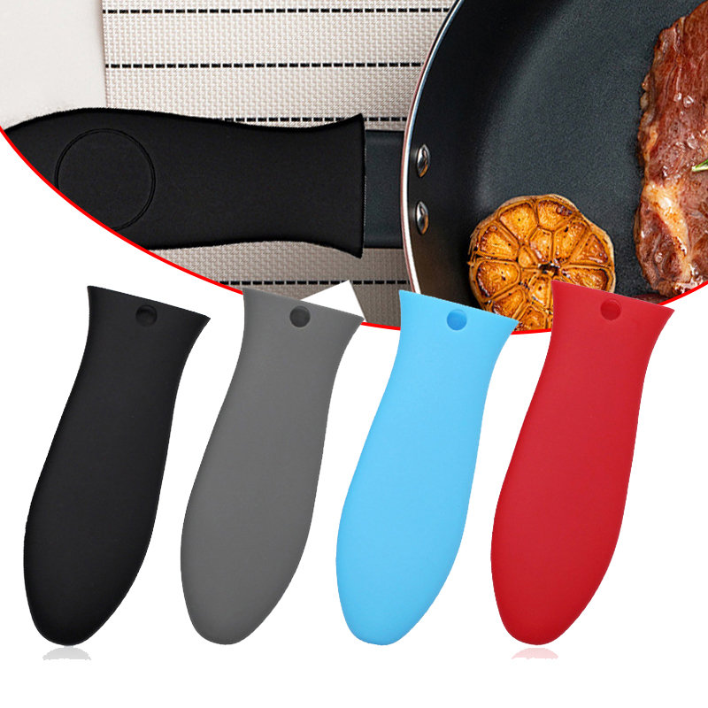 Cast Iron Tetsubin - ที่ถอดออกได้ซิลิโคนกันลื่นหม้อผู้ถือเครื่องครัวชิ้นส่วน Potholder เหล็กหล่อ Skillet Grip ฝาครอบหม้อกระทะจับ