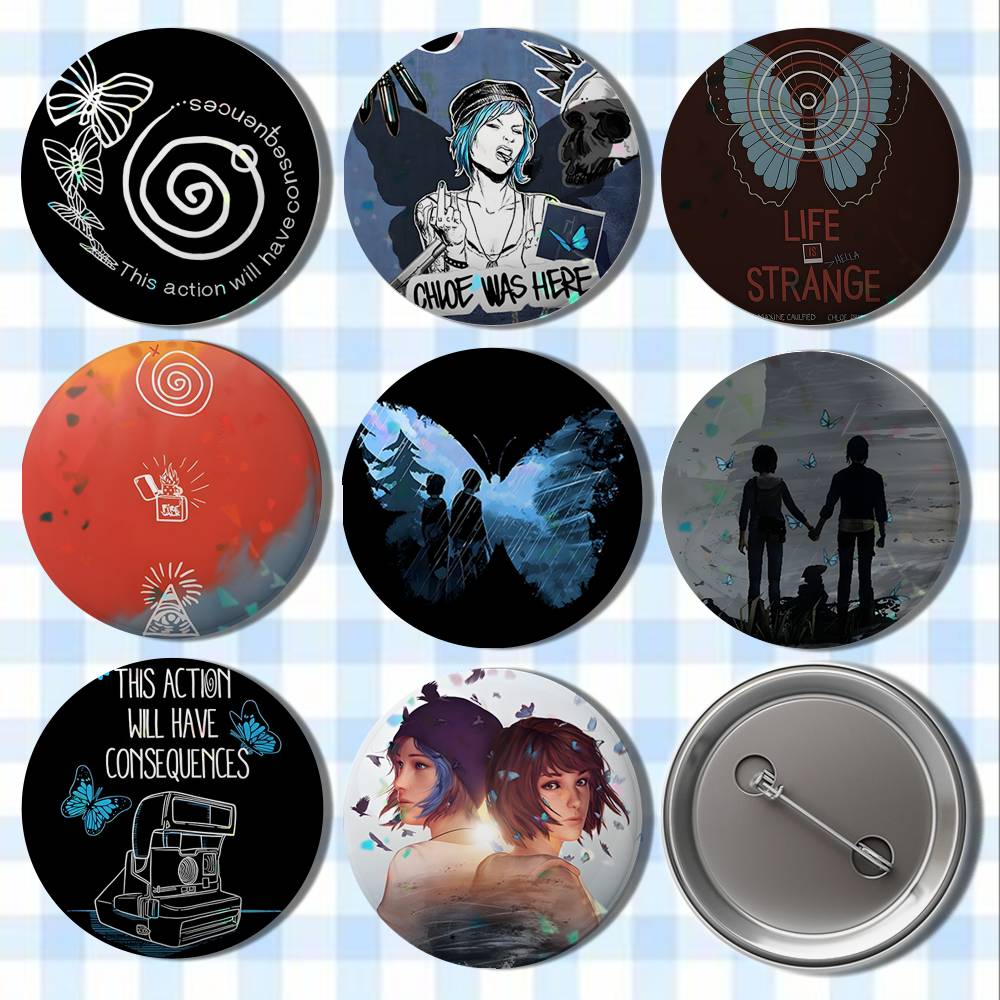 Japan Lifestyle - เข็มกลัดเกม Life Is Strange รูปทรงกลม ดีไซน์สร้างสรรค์
