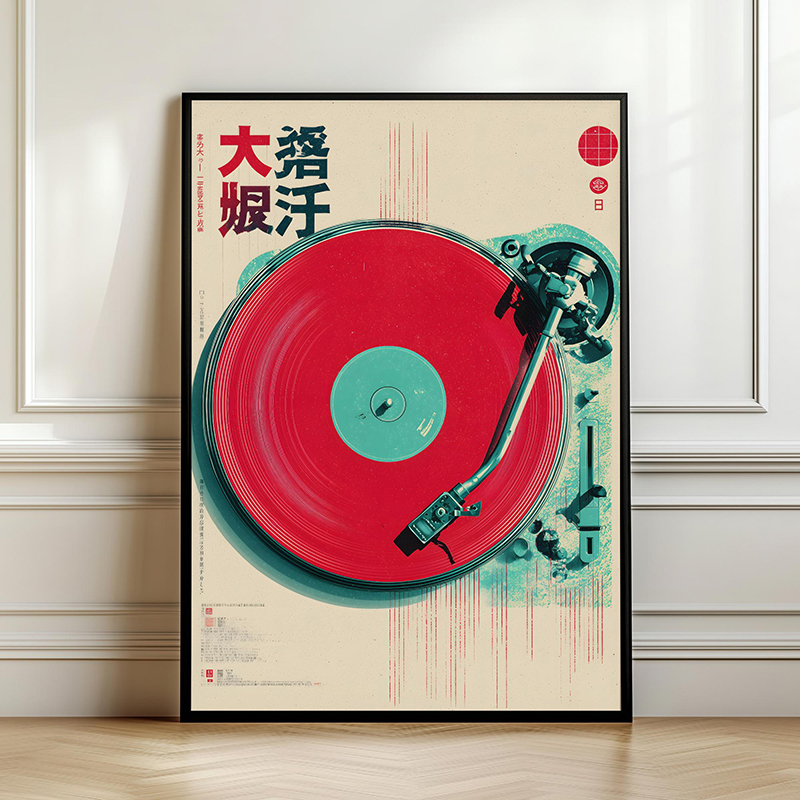 แผ่นเสียงไวนิลญี่ปุ่น โปสเตอร์ - Japanese Lifestyle Gifts บทวิจารณ์และราคา