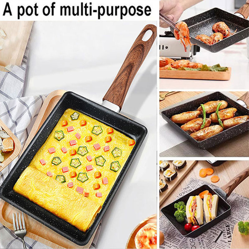 Tamagoyaki ไข่เจียวญี่ปุ่น PAN - Cast Iron Tetsubin บทวิจารณ์และราคา