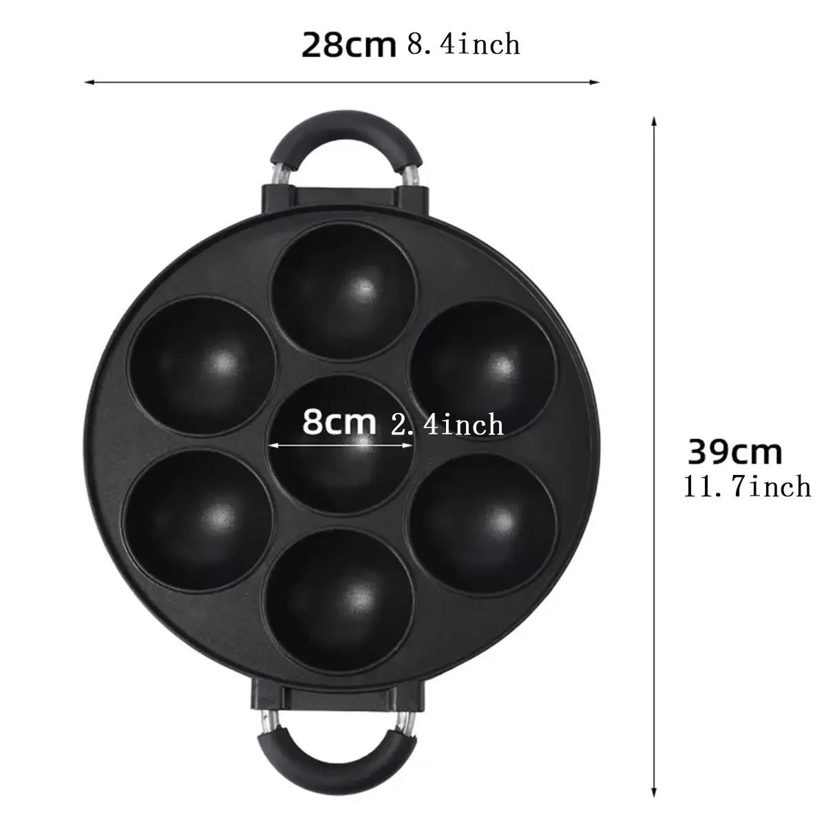 ถาดทำเค้กเหล็กหล่อ7หลุมกระทะทำ - Cast Iron Tetsubin บทวิจารณ์และราคา