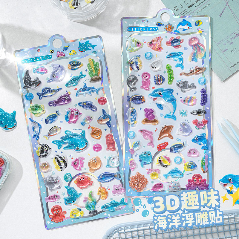 การ์ตูนสไตล์ญี่ปุ่นสัตว์ทะเล 3 - Japanese Lifestyle Gifts บทวิจารณ์และราคา