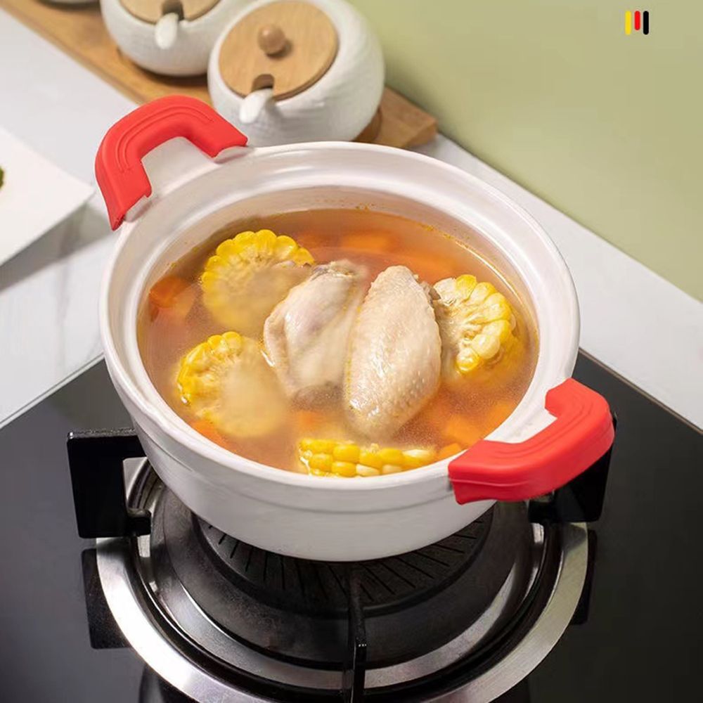2PCS ซิลิโคน Anti-Scald หม้อ C - Cast Iron Tetsubin บทวิจารณ์และราคา